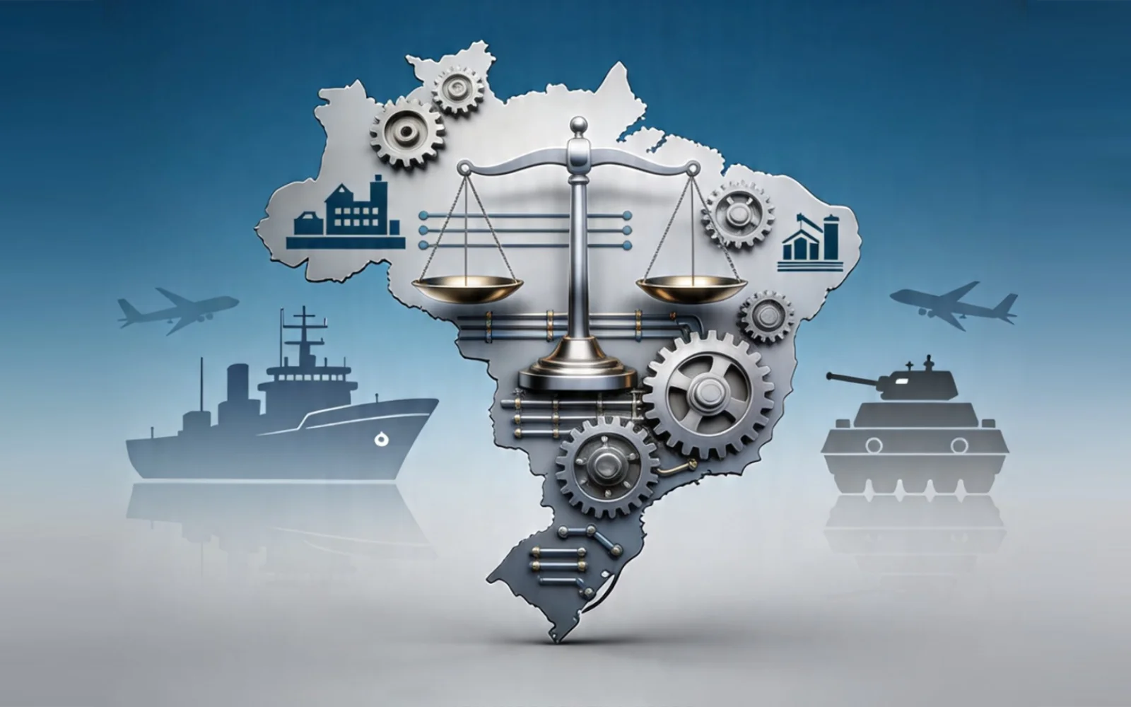 imagem estilizada do Brasil